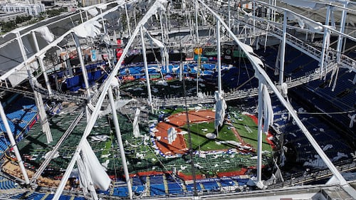 Damage left behind after Hurricane Milton