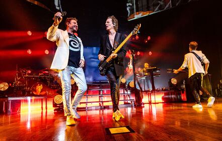 Check out the photos of Duran Duran performing at the Blossom Music Center on September 10th, 2023.